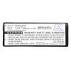 Cobra LI7200 Battery