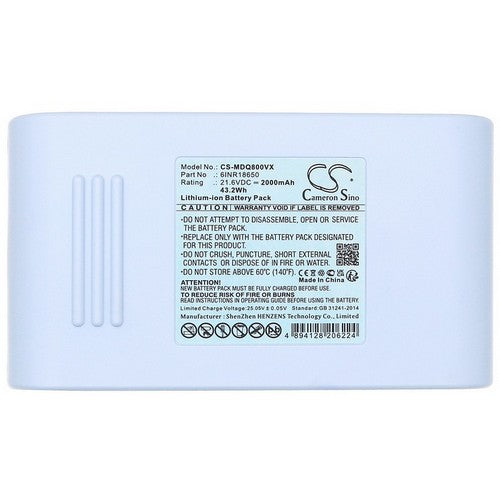 CS-MDQ800VX Battery