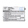 CS-MES400BL Battery