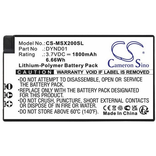 CS-MSX200SL Battery