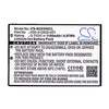 NEC UX5000 DG-12e Battery