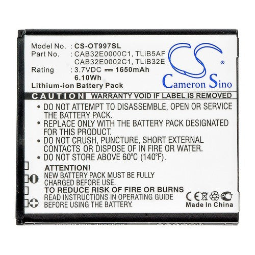 Alcatel MW40 Battery