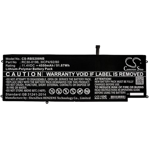 Razer Blade Stealth 2016 RZ09-01962W11 Battery