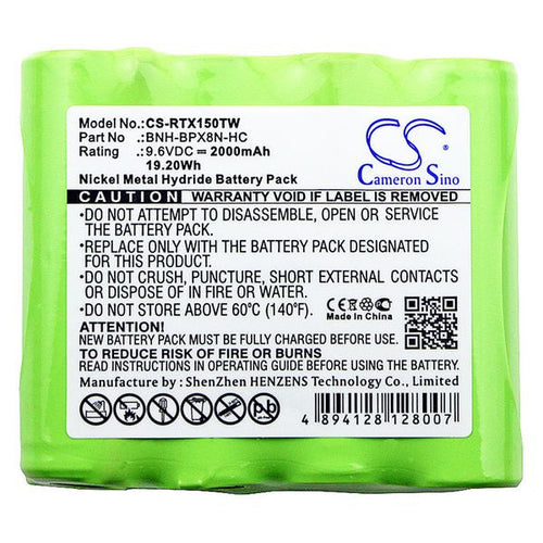 Ritron BNH-BPX8N-HC Battery