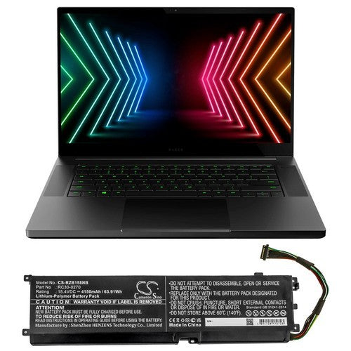 Razer Hazel Blade 15 Base Stealth 2018 Battery