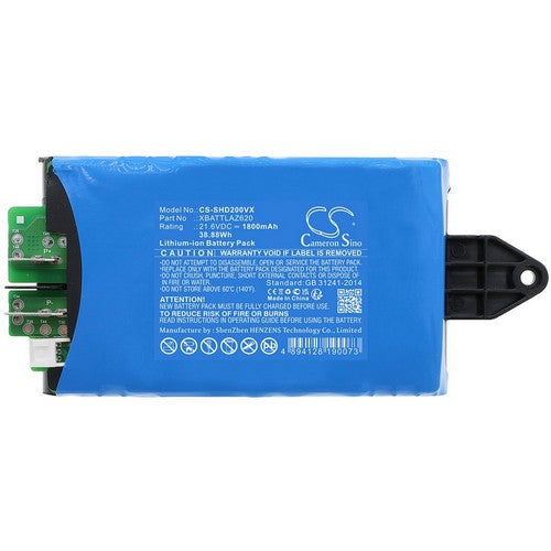 Shark WD200C Battery