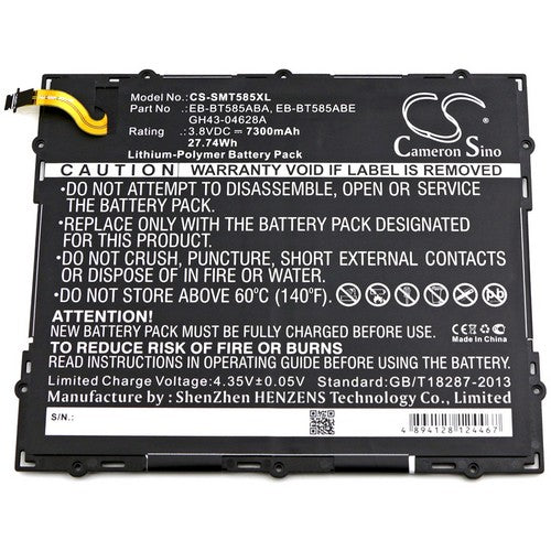 Samsung Galaxy Tab A 10.1 2016 WiFi Battery