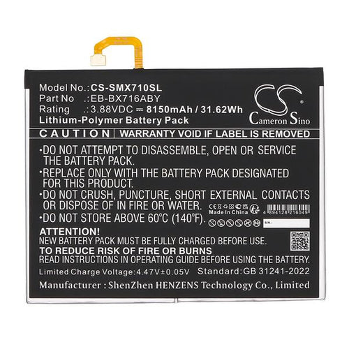Samsung SM-X716 Battery