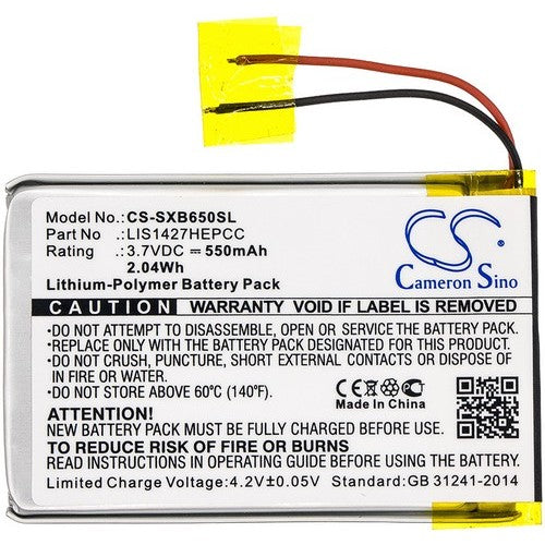 Sony MDR-ZX330BT Battery