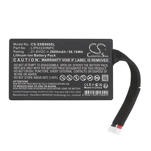 Sony GTK-XB90 Battery