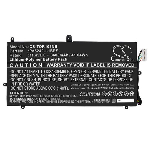 Toshiba PA5242U-1BRS Battery