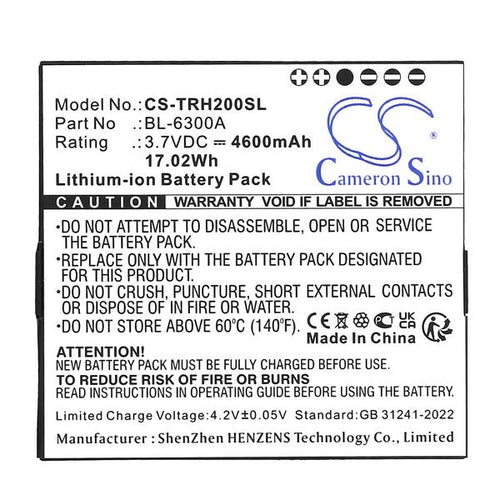 CS-TRH200SL Battery