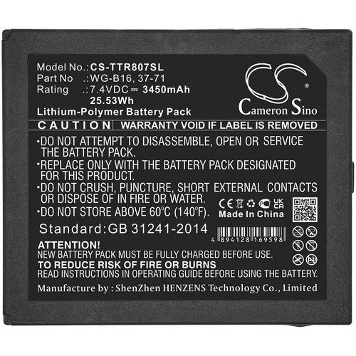 Triplett CamView IP Pro 5” Camera Tester Battery
