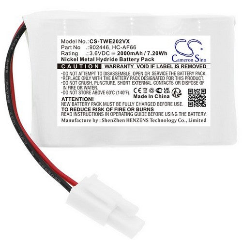 TWINBIRD HC-EB02W Battery