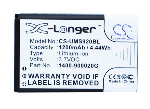 Unitech 1400-900020G Battery