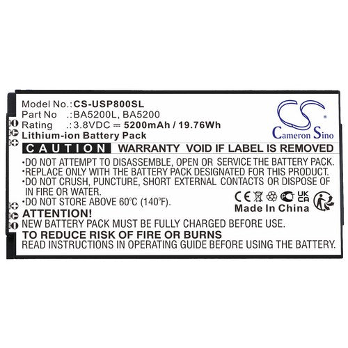UniStrong P8II E Battery