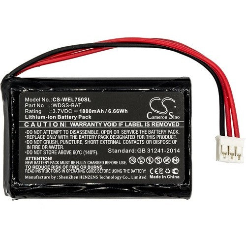 Vernier Wireless Dynamics Sensor System Battery