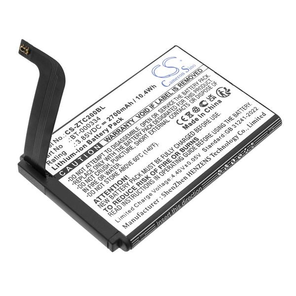 Zebra BT-000334-1 Battery