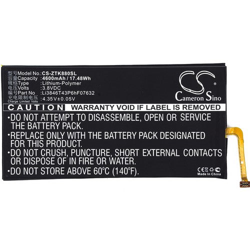 CS-ZTK880SL Battery