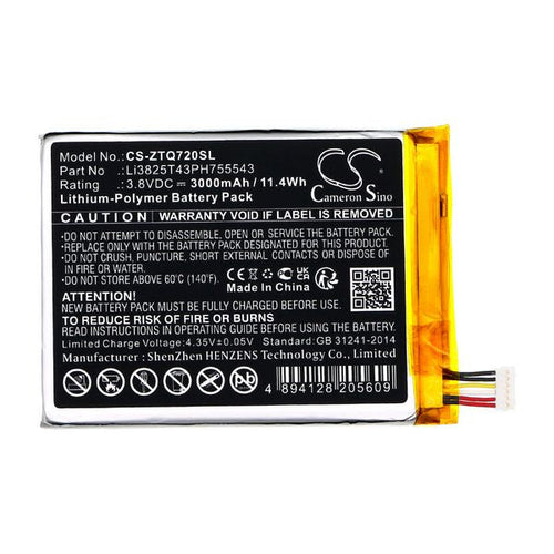 ZTE SRQ-V72M Battery