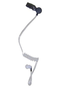 Clear Acoustic Tube with Earbud for Surveillance Kit