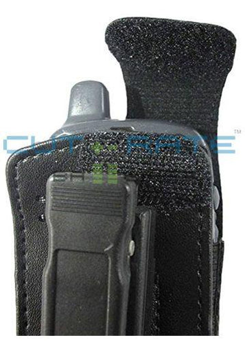 P-7921HC-Y Vinyl Holster with Swivel Belt Clip and Coil Lanyard