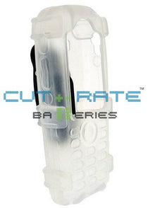 P-7925H-C Clear Silicone Gel Case with Belt Clip
