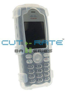 Cisco 7925 Clear Silicone Gel Case with Belt Clip