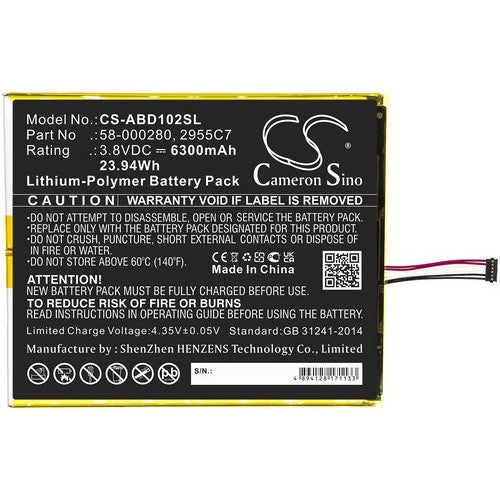 Amazon Kindle Fire HD 10.1 9th Battery