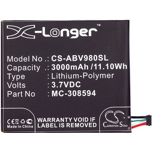 CS-ABV980SL Battery