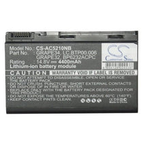 Acer TravelMate 7520-301G16 Battery