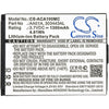 CS-ACA100MC Battery