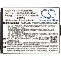 ACTIVEON AA01A Battery