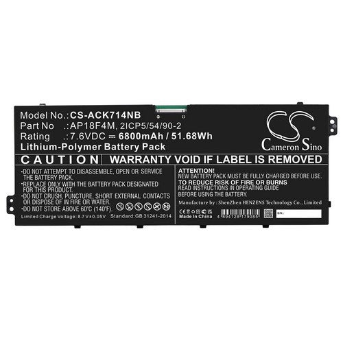 Acer Chromebook 714 CB714-1W-P55M Battery