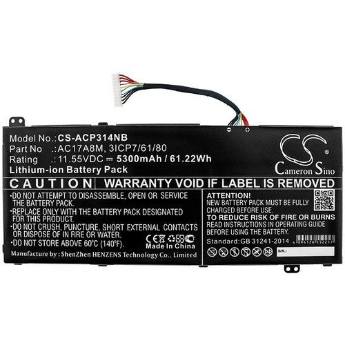 Acer TravelMate X3410 Battery