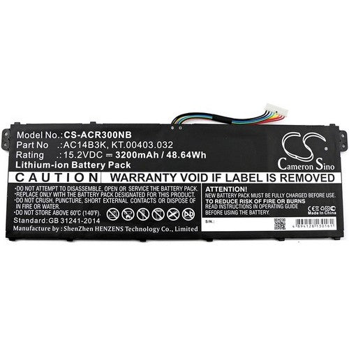 Acer TravelMate B117-M-P8E8 Battery