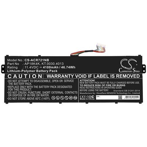 Acer Chromebook Spin 311 R721T Battery