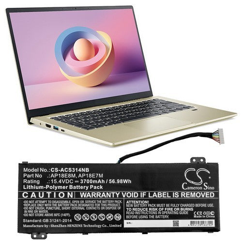 Acer ConceptD 5 CN515-71-70M0 Battery