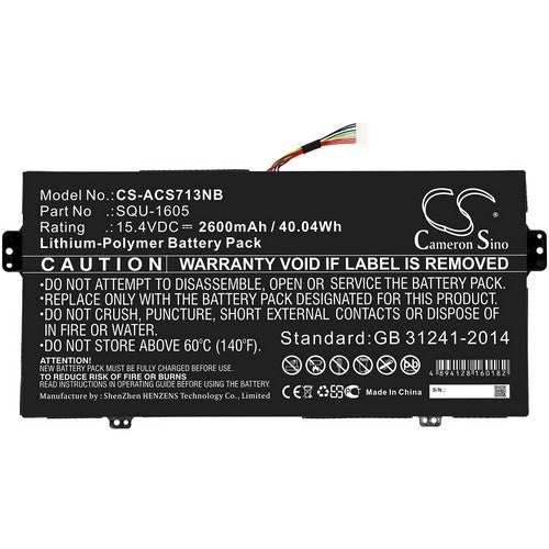 Acer Swift 7 SF713-51-M6VV Battery