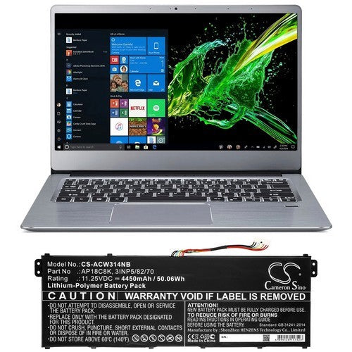 Acer TravelMate B1 TMB118-M-C2X7 Battery