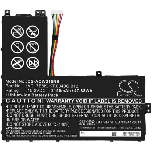 Acer Swift 3 SF315-52-54GV-NX.H3BEG Battery