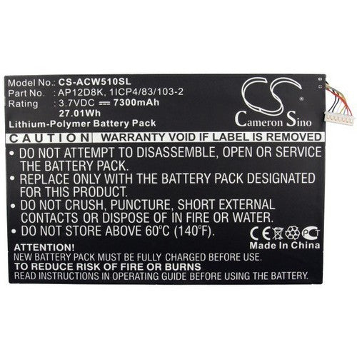 Acer Iconia TAB W510 64GB Battery