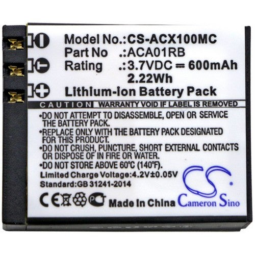 ACTIVEON CX HD Battery