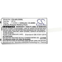 Additel 9712 Battery