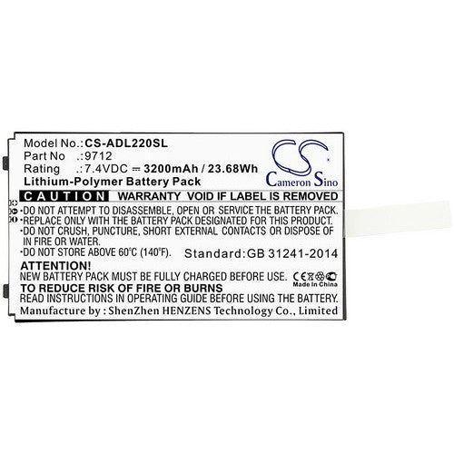 Additel ADT 672 Digital Pressure Calib Battery