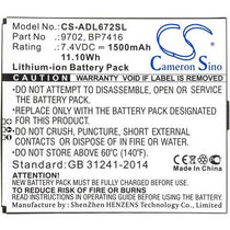 Additel ADT 672 Battery