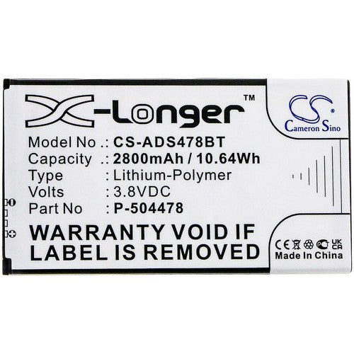 ADT P-504478 Battery