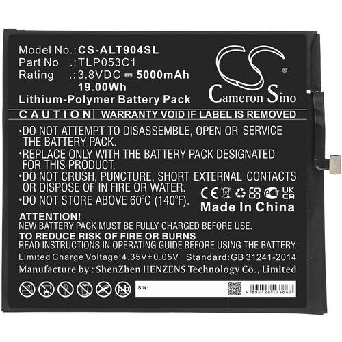 Alcatel Tab 8 Battery
