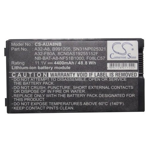 Asus A32-F80H Battery