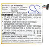 CS-AUM581SL Battery